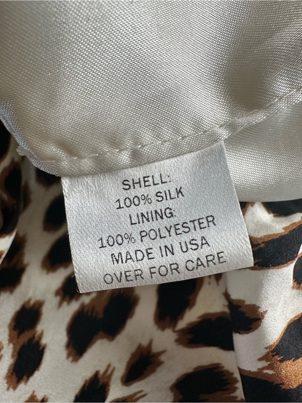 Christopher Fischer 100% Silk Leopard Bubble Hem Mini Dress 6 Y2K Indie Sleaze - Picture 11 of 12